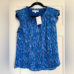 Blue Summer Blouse NWT